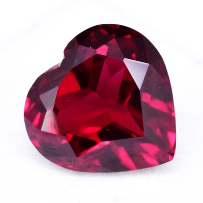 10.50ct 13x12mm Heart Natural Blood Red Ruby Mozambique Stunning Loose Gemstone