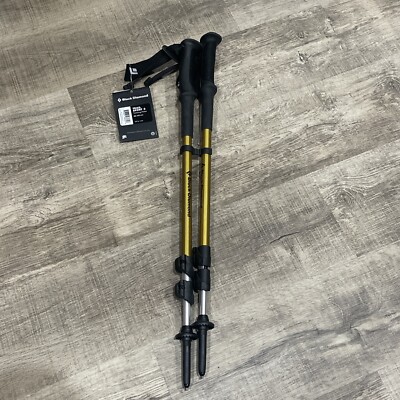 Black Diamond Gold Trail Sport 3 Trekking Poles Flicklock 80-140cm Brand New