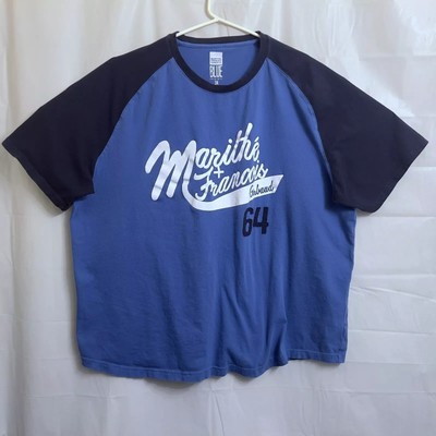 Marithe Francois Girbaud MFG Blue T-Shirt Men's 3X Blue Spellout Graphic