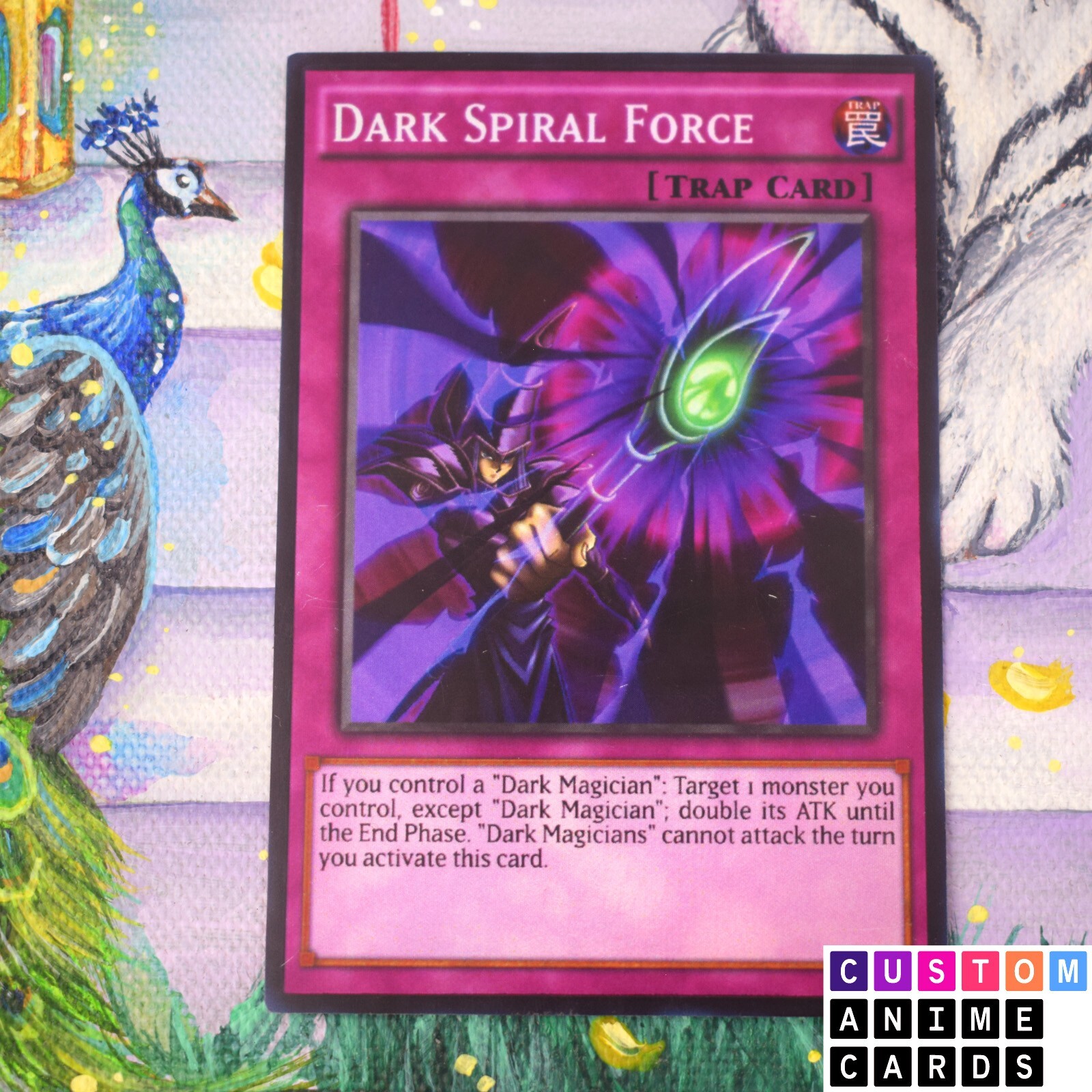 fontaine 激レア black spiral rainbow holo Dark Spiral Force ANIME EFFECT HOLO card | eBay