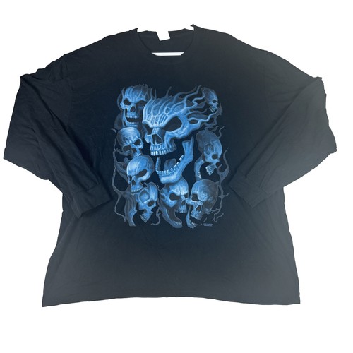 00s Archive L.G.B. MAYA T-shirt Skull V系