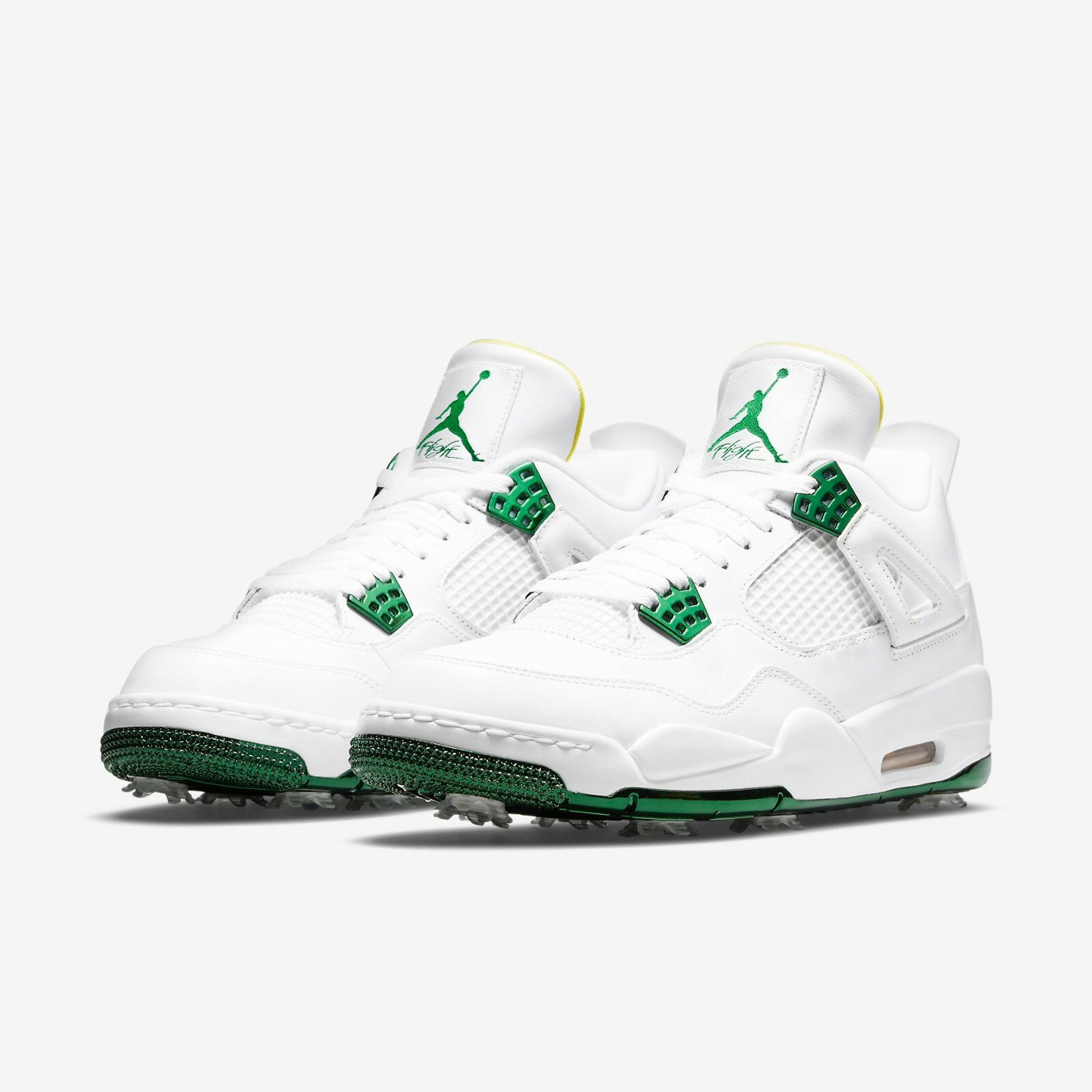 シューズ NIKE - NIKE Air Jordan 4 Golf Nike Air Jordan 4 IV Golf Metallic Green Masters Tournament