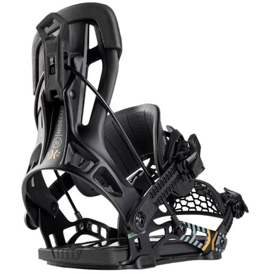 Nidecker Flow NX2 Hybrid Men's Snowboard Binding Rear Entry Black NEW