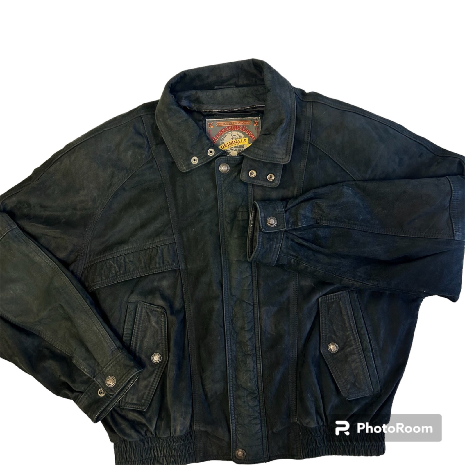 Vintage Wilsons Leather Jacket Motorcycle Racer Yellow Moto