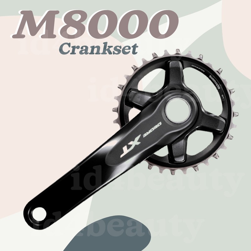 New Shimano Deore XT FC-M8000-1 11spd 30T 180mm wo/BB Crankset MTB