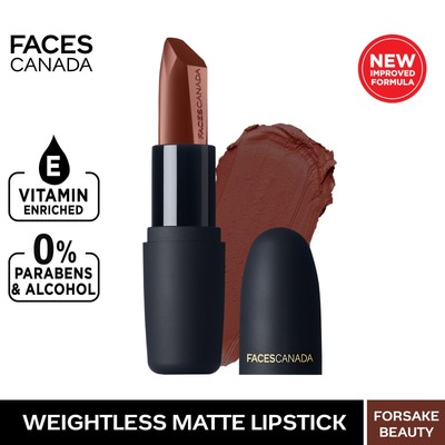 Faces Canada Weightless Matte Finish Lipstick - Multishades