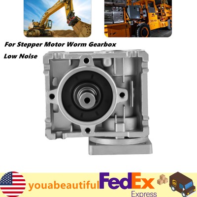 For Stepper Motor Low Noise Worm Gear Gearbox NMRV-030 Speed Reducer Ratio 10 :1