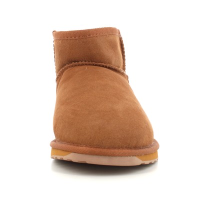 Pre-owned Emu Australia A24us Ankle Boots W10937-chestnut Chataigne Stinger Micro In Brown