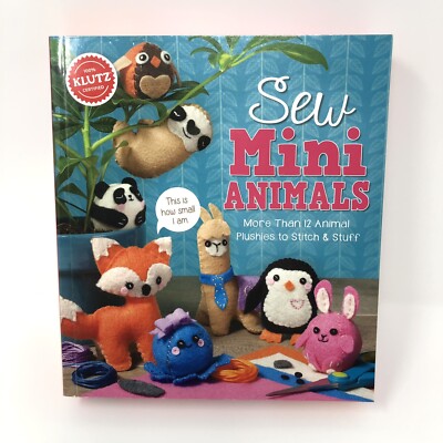 Klutz Sew Mini Animals Kit - Sewing Plush Kit for Kids Ages 8+ Brand New in Box