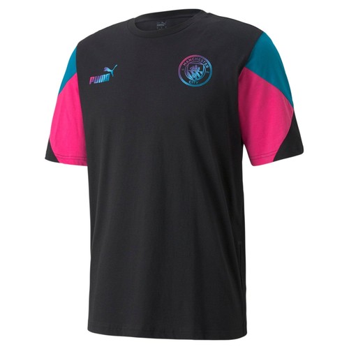 

[764525-12] Мужская ФУТБОЛКА Puma MCFC MANCHESTER CITY FTBLCULTURE, Black-ocean depths