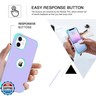 BENTOBEN for iPhone 12 Case, Phone Case for iPhone 12 Pro, Heavy Duty 2 in 1 Full Rugged Shockproof Protection Hybrid Hard PC Bumper Drop Protective Girls Women Boy Cover, Purple/Mint