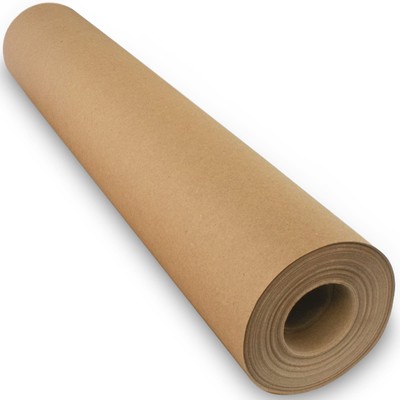 Brown Kraft Paper Roll 17.5 in x 1320 in (110 ft) Made in The USA - Brown Pap...