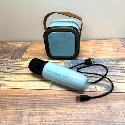 K12 Karaoke Machine Portable Bluetooth 5.3 PA Speaker System w 1 Wireless Mic