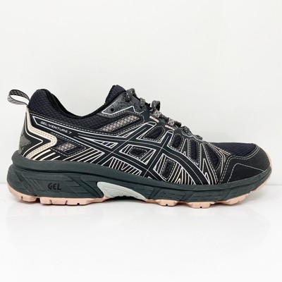 Asics Womens Gel Venture 7 1012A983 Черные кроссовки для бега Размер 8.5