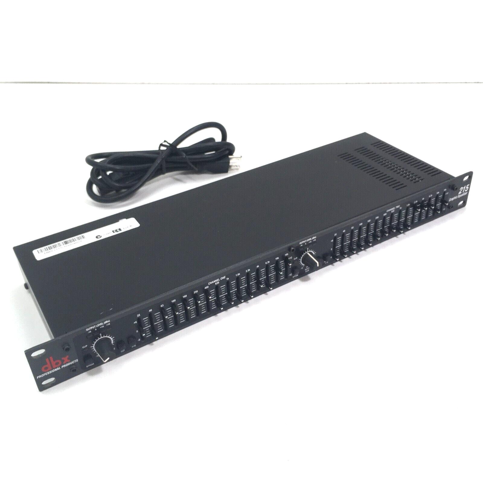 ★dbx 215V イコライザー GRAPHIC EQUALIZER☆ dbx 215 Professional 2-Channel Graphic Equalizer EQ DBX215V