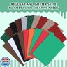 Feifeiya 48 Pack EVA Foam Sheets Crafts, 7.87 x 11.81 Inch Assorted Colors Glitter Sparkles Foam Paper for Classrooms Scrapbook Gift DIY Cutters Card Handicraft(Multicolor)