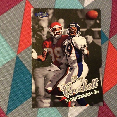 Ray Crockett #354G broncos 1998 fleer Ultra Gold Medallion Edition parallel