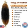 Springy Afro Twist Hair 1B/27/613 Ombre Blonde Marley Twist Braiding Hair 16 Inch Three Tone Twisted UP Spyingy Afro Twist Hair 8 Packs Kinky Twisting Hair for Distressed Locs Crochet Hair…