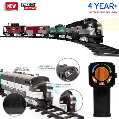 New York Central Railroad Train Set Battery-power Remote Christmas Tree Decor