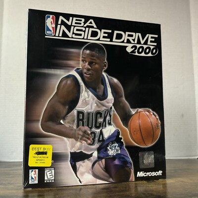 Vintage NBA Inside Drive 2000 (PC, 1999) Big Box - Brand New Factory Sealed Rare
