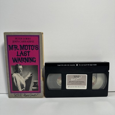 Mr. Moto's Last Warning (VHS)