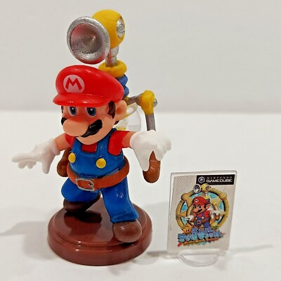 Super Mario Sunshine 2'' FLUDD Pump Mario Choco Egg Mini Figure Gashapon Furuta