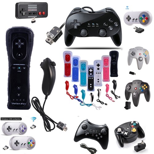 Wii Remote Nunchuck /Switch Online/Wii U Pro/Super NES/N64