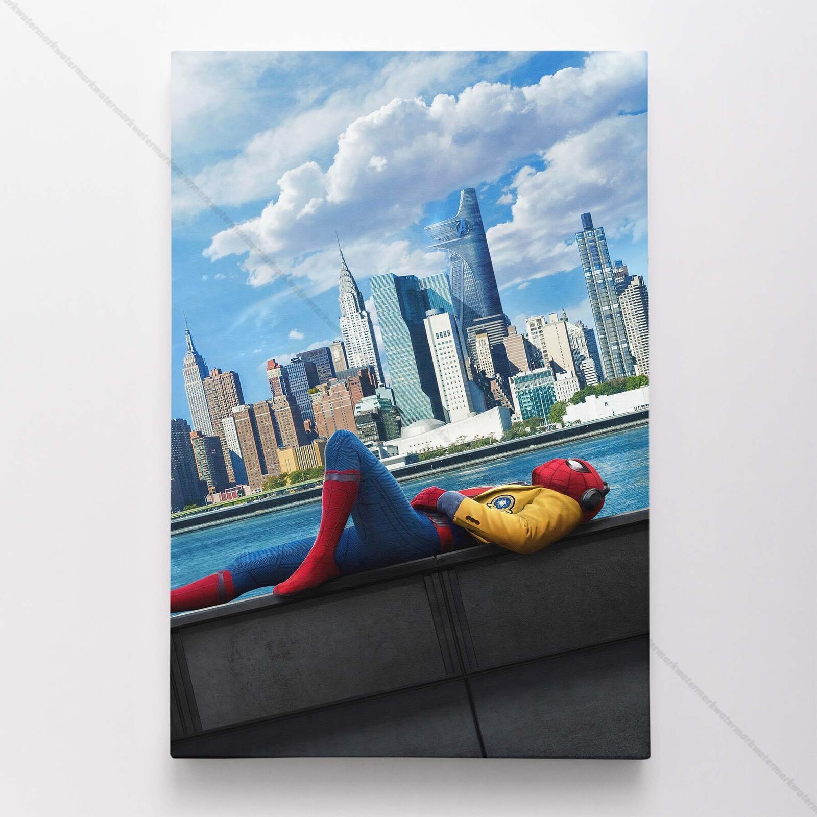 Spider-Man Poster Canvas Avengers Spiderman Spider Man Movie Marvel Print #552