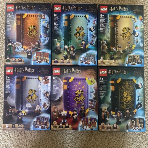 LEGO Harry Potter Hogwarts Moment Full Set 76382 76383 76384