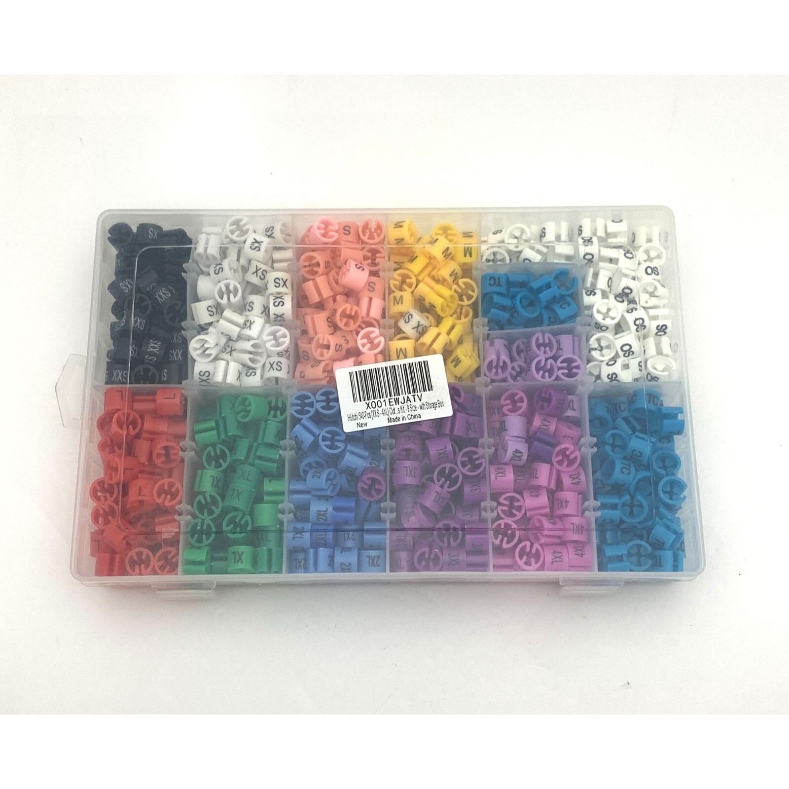For Clothing 9 Sizes Xxs - 4xl + 2 Bonus Sizes Color Coded