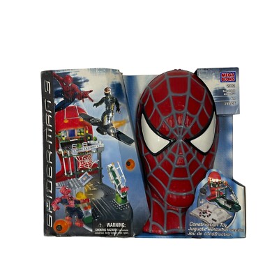 Mega Bloks Spider-Man 3 Green Goblins Secret Lab Construction Play Set 2002 Open