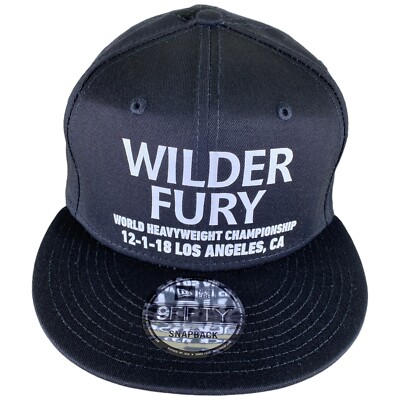 Deontay Wilder VS Tyson Fury Promo Hat WBC Snapback Las Vegas New Era Cap NEW!