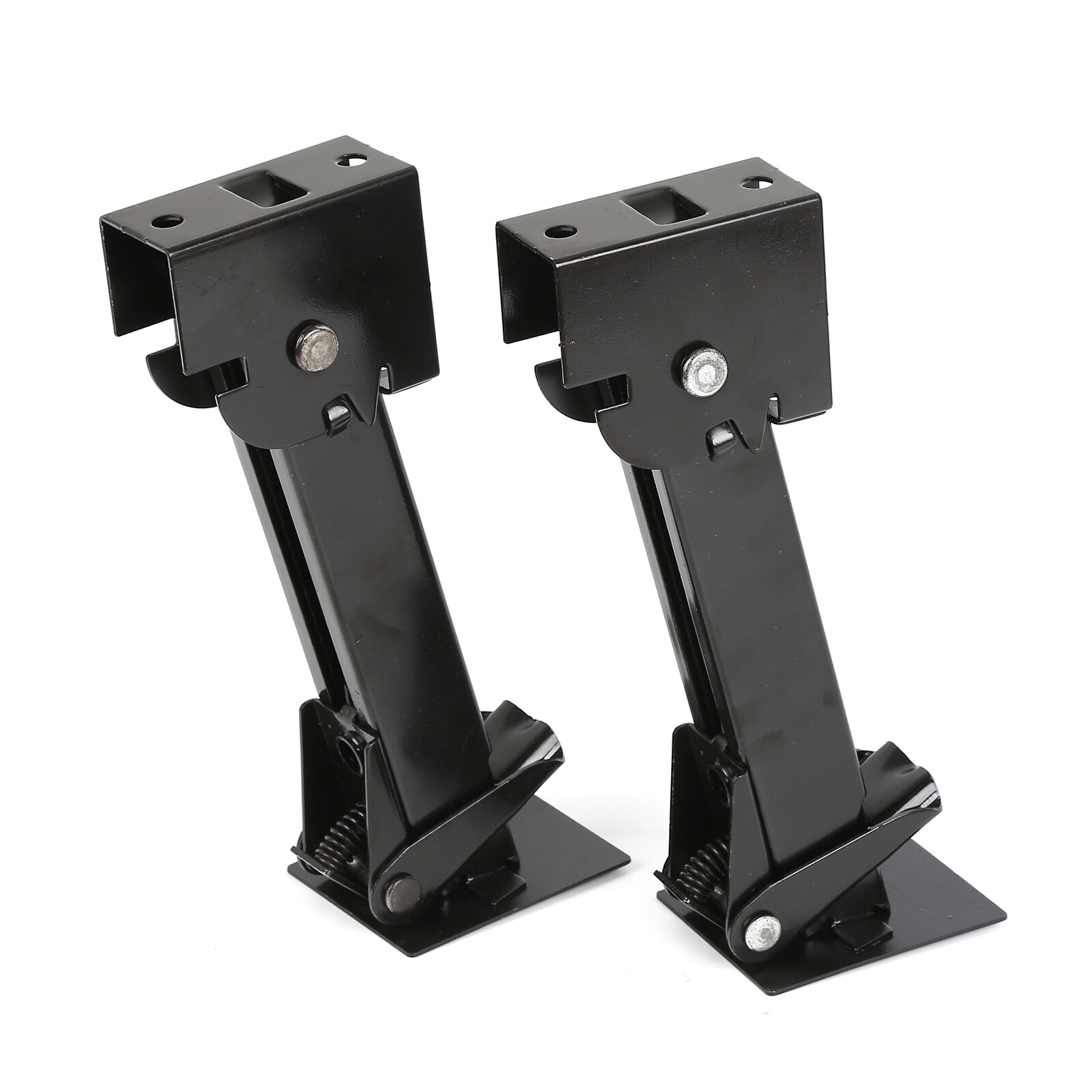 Trailer Swing Down Folding Telescoping Stabilizer Jacks Set For Travel RV Camper