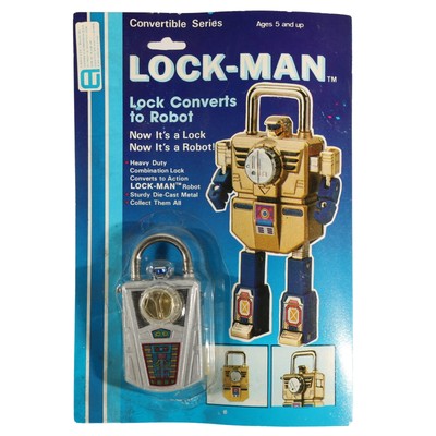 Vintage Transformer - Lock-Man (Lock converts to Robot) / Diecast - MOC