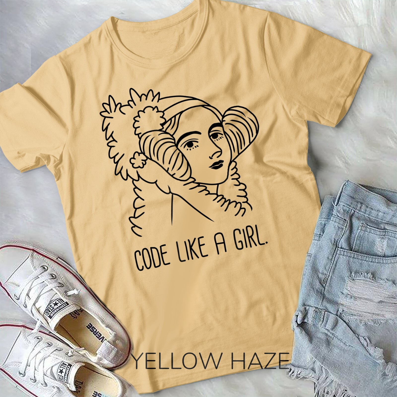 Ada Lovelace T-Shirt Code Like A Girl Ada Lovelace T-Shirt Code Like A Girl