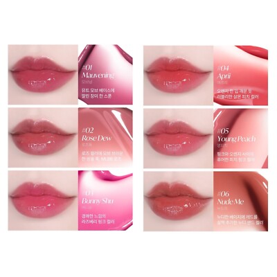 KEEP IN TOUCH X CHAEM Glass Glow Mood Lip Tint 6 Colors 4g /0.14 oz K-Beauty