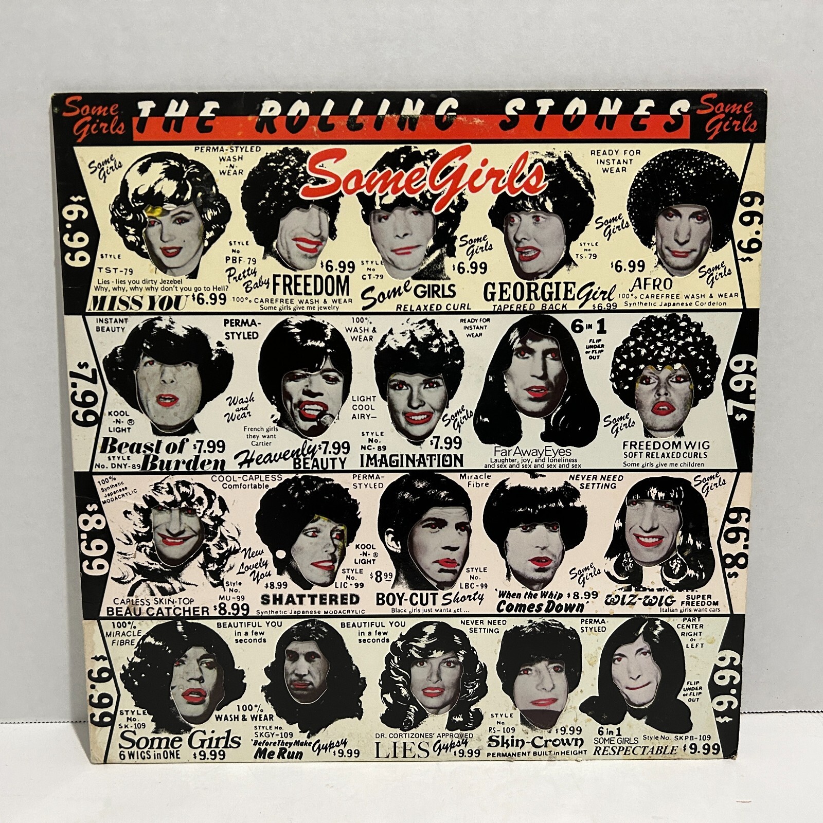 【レコードレア】The Rolling Stones Some Girls LP Rolling Stones Some Girls LP Album 1978 Uncensored Pale