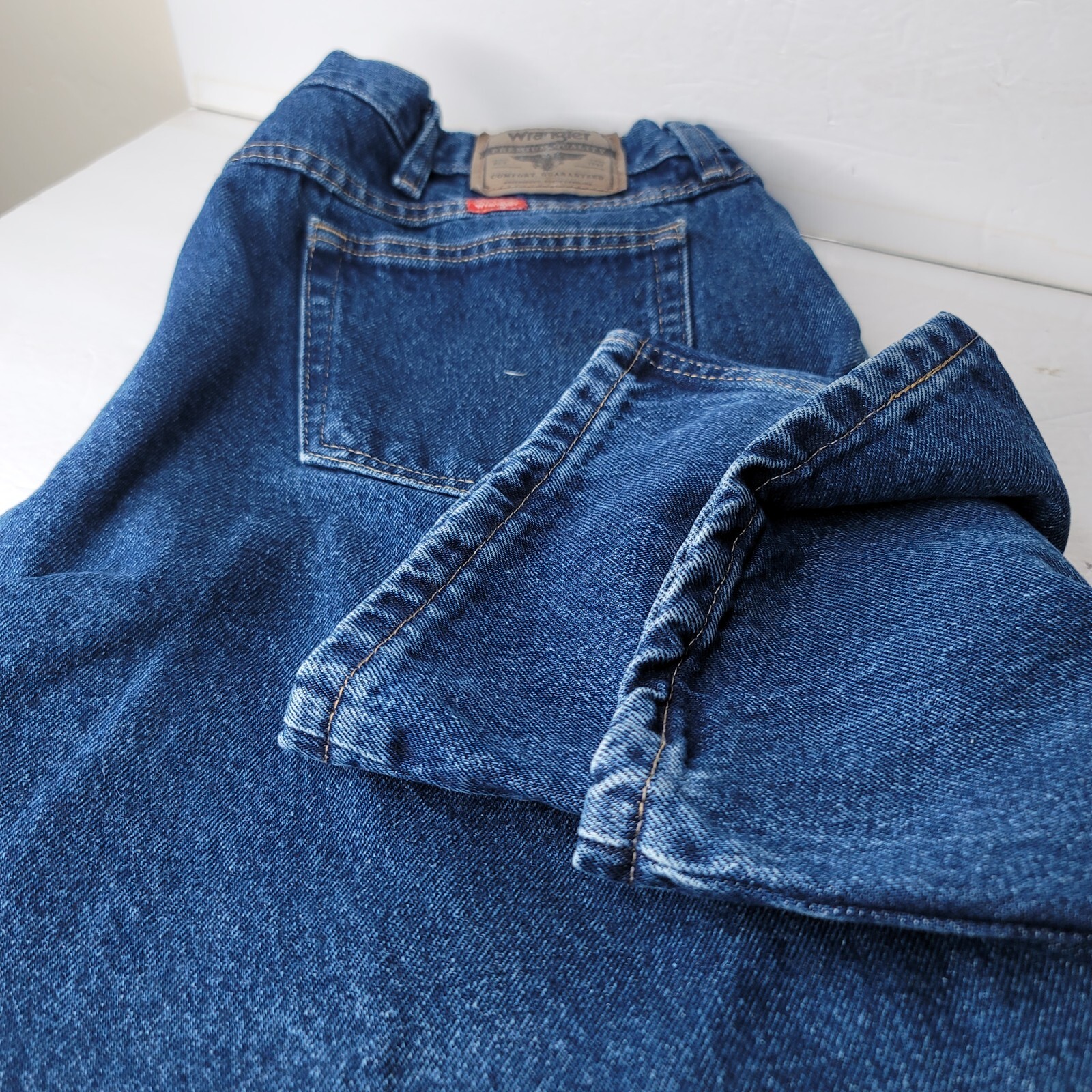 [非売品] Wrangler デニムカレンダー 2004年 Vintage Wranglers Tag 42 x 30 Denim Cowboy Jeans Measures 43