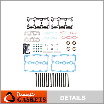 Head Gasket Bolts Set Fits 02-06 A4 A6 Quattro 3.0L V6 DOHC 30v AVK BG
