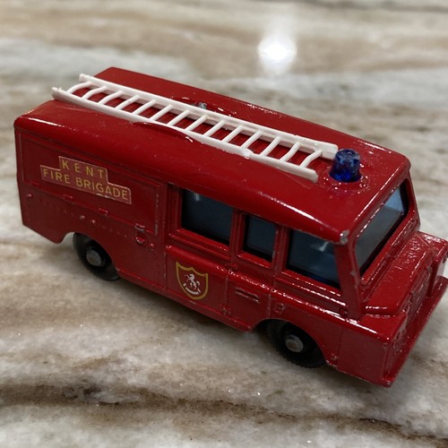 Matchbox Lesney 1966 Land Rover Fire Truck No.57 Kent Fire