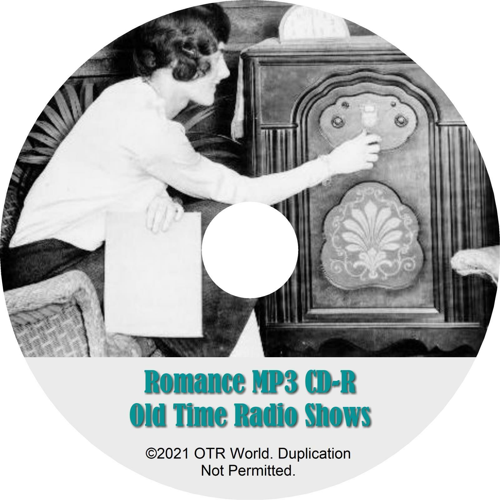 Romance OTR OTRS Old Time Radio Shows MP3 On DVD-R 207 Episode