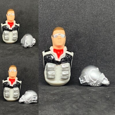 New Black Major Cobra Arctic Aero Viper Pilot Torso And Helmet Gi Joe Cobra Lot