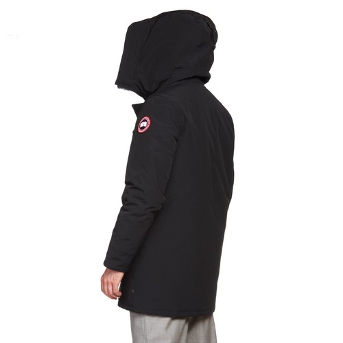 Pre-owned Canada Goose Langford Parka 2052m 61 Black Down Jacket Coat