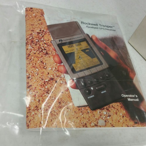 BARELY USED - Rockwell International Trooper HVN-600 Handheld GPS Receiver