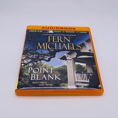 Point Blank by Fern Michaels 2015, Audiobook CD MP3 Unabridged Edition - Used