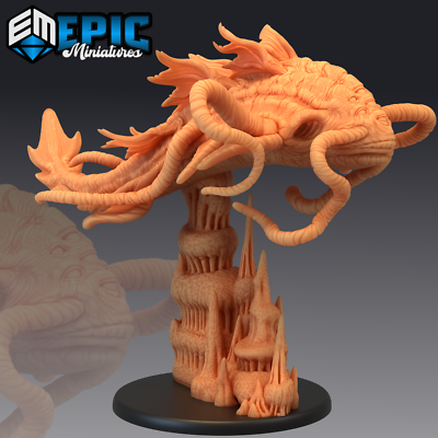 HORROR EEL,Dungeons and Dragons Miniature, D&D Monster, Epic Miniatures, Fantasy
