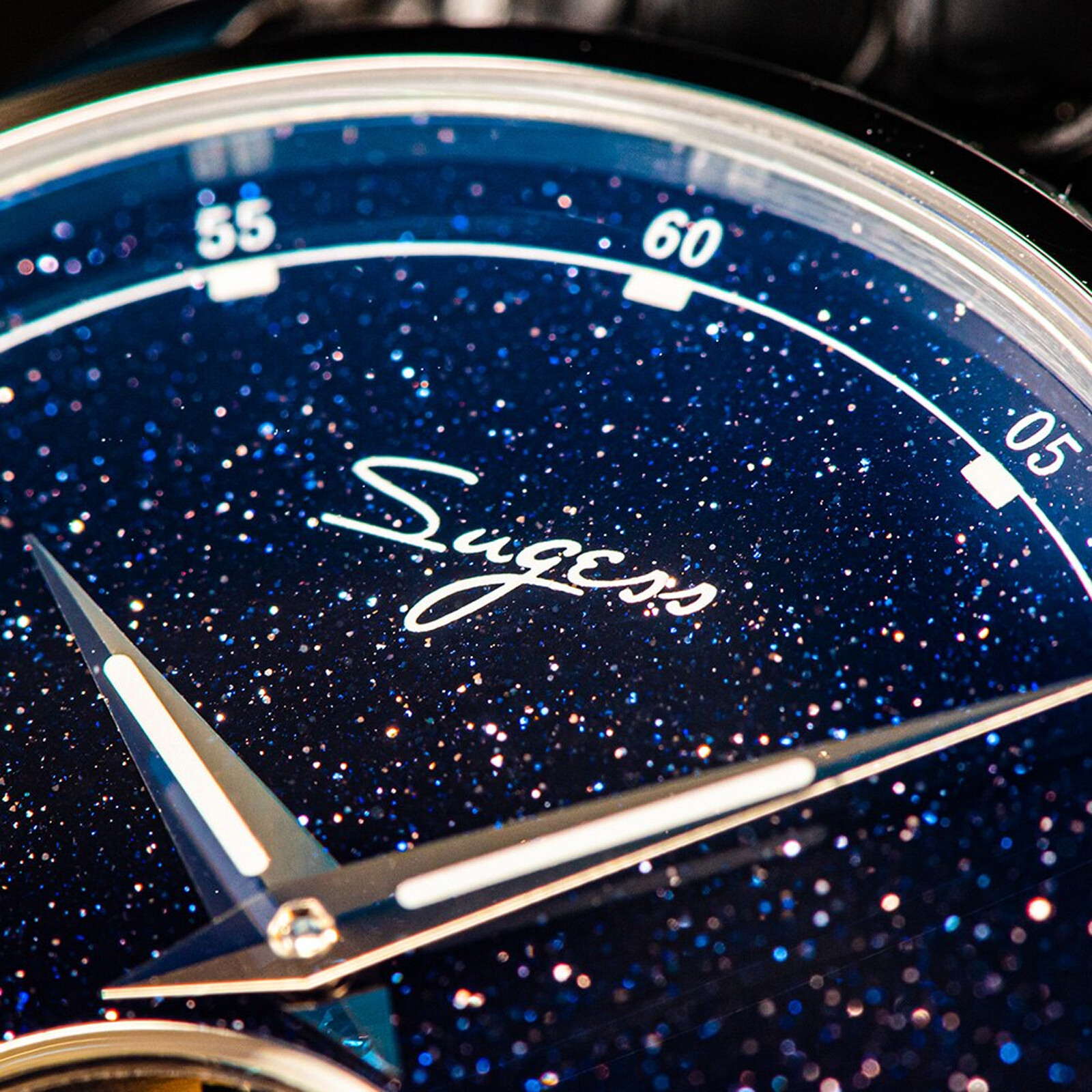 SUGESS SUGESS TOURBILLON BLUE GOLDSTONE DIAL SEAGULL ST8230 MECHANICAL WATCH SU8230STRF
