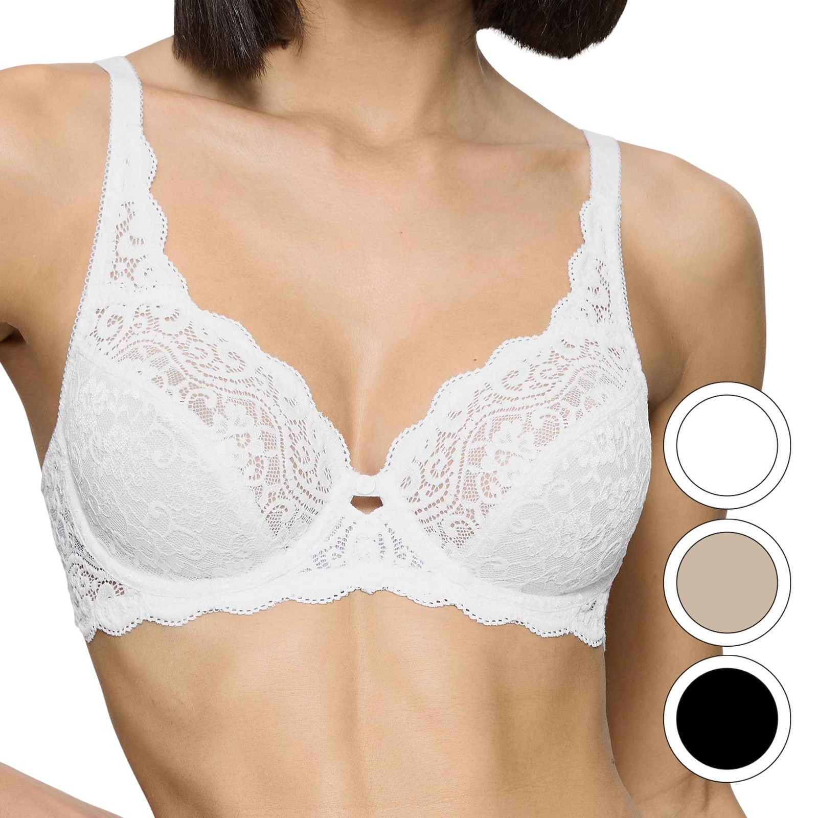 Triumph Amourette W, Bügel-BH, Form- und Stütz-BH, perfekter Halt, BASICFARBEN