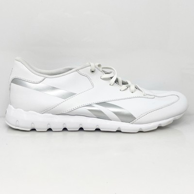 

Reebok Womens Classic Racer Relay J89421 Белая повседневная обувь Кроссовки Размер 9, Белый, Classic Racer Relay