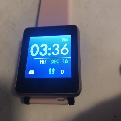 iTech Fusion Smart Watch - Rose Gold Face, Android & iOS Compatible